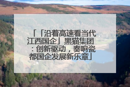 「沿着高速看当代江西国企」黑猫集团：创新驱动，奏响瓷都国企发展新乐章