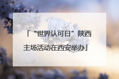 “世界认可日”陕西主场活动在西安举办