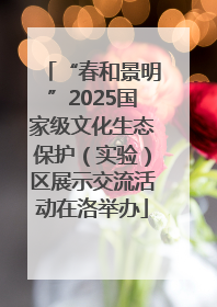 “春和景明”2025国家级文化生态保护（实验）区展示交流活动在洛举办