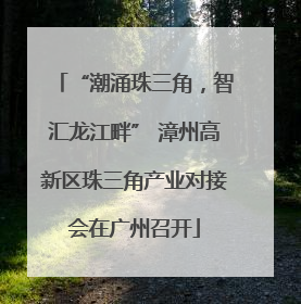 “潮涌珠三角，智汇龙江畔” 漳州高新区珠三角产业对接会在广州召开