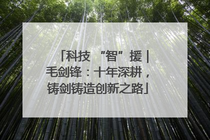 科技 “智”援｜毛剑锋：十年深耕，铸剑铸造创新之路