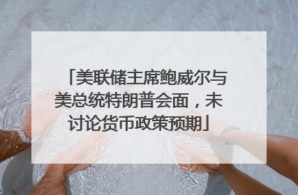 美联储主席鲍威尔与美总统特朗普会面，未讨论货币政策预期