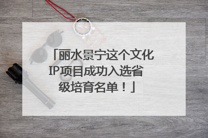 丽水景宁这个文化IP项目成功入选省级培育名单！