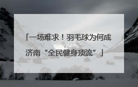 一场难求！羽毛球为何成济南“全民健身顶流”