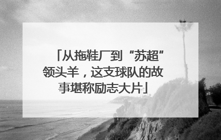 从拖鞋厂到“苏超”领头羊，这支球队的故事堪称励志大片