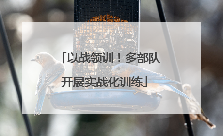 以战领训！多部队开展实战化训练