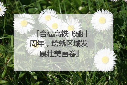 合福高铁飞驰十周年，绘就区域发展壮美画卷