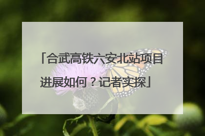 合武高铁六安北站项目进展如何？记者实探