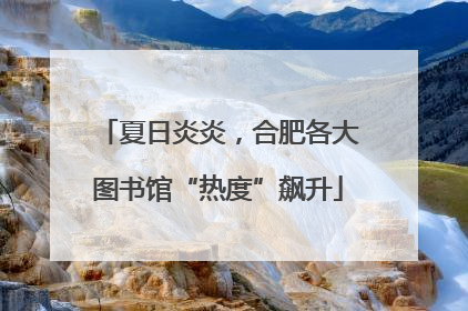 夏日炎炎，合肥各大图书馆“热度”飙升