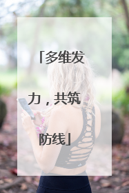 多维发力，共筑防线