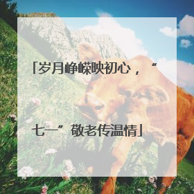 岁月峥嵘映初心，“七一”敬老传温情
