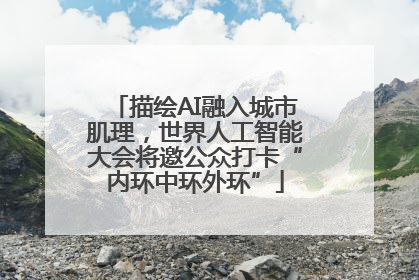 描绘AI融入城市肌理，世界人工智能大会将邀公众打卡“内环中环外环”