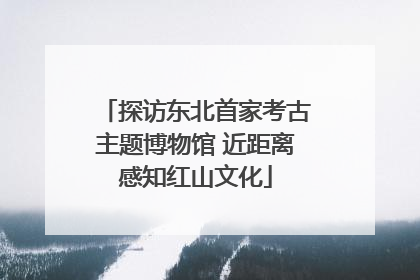 探访东北首家考古主题博物馆 近距离感知红山文化