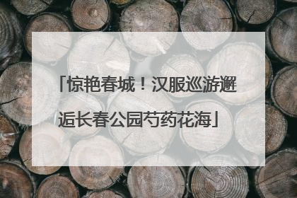 惊艳春城！汉服巡游邂逅长春公园芍药花海