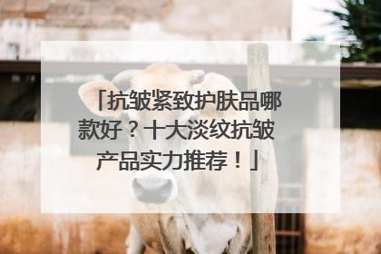 抗皱紧致护肤品哪款好？十大淡纹抗皱产品实力推荐！