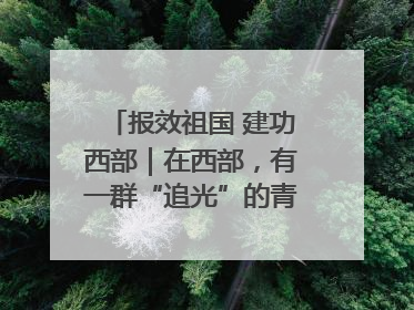 报效祖国 建功西部｜在西部，有一群“追光”的青年科学家