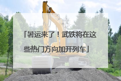 暑运来了！武铁将在这些热门方向加开列车