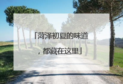 菏泽初夏的味道，都藏在这里
