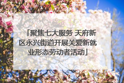 聚焦七大服务 天府新区永兴街道开展关爱新就业形态劳动者活动