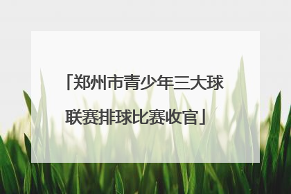 郑州市青少年三大球联赛排球比赛收官