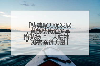 铸魂聚力促发展，黄鹤楼街道多举措弘扬“三大精神”凝聚奋进力量