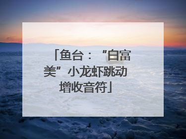 鱼台：“白富美”小龙虾跳动增收音符