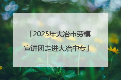 2025年大冶市劳模宣讲团走进大冶中专