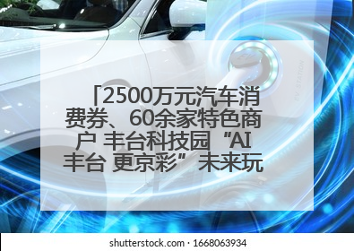 2500万元汽车消费券、60余家特色商户 丰台科技园“AI丰台 更京彩”未来玩家市集活动正式开幕